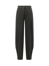 THE ANDAMANE - Tracy Low Rise Trousers with Buttoned Cuffs - Black - LIDIASHOPPING® - Official Website