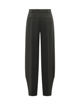 THE ANDAMANE - Tracy Low Rise Trousers with Buttoned Cuffs - Black - LIDIASHOPPING® - Official Website