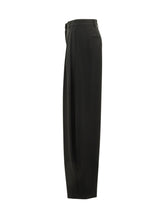 THE ANDAMANE - Tracy Low Rise Trousers with Buttoned Cuffs - Black - LIDIASHOPPING® - Official Website