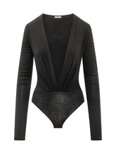 THE ANDAMANE - Body Zelda con Scollo Profondo - Nero - LIDIASHOPPING® - Official Website