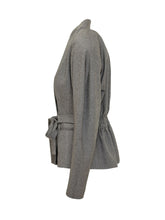 THE ANDAMANE - Margaux Wrap Jacket with Belt - Grey - LIDIASHOPPING® - Official Website