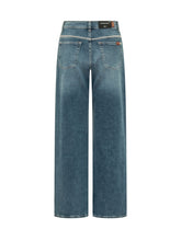 7 FOR ALL MANKIND - Stovepipe Straight Leg Trousers - Blue - LIDIASHOPPING® - Official Website
