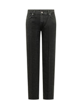 7 FOR ALL MANKIND - Calie Straight Leg Trousers with Studs - Black - LIDIASHOPPING® - Official Website