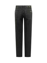 7 FOR ALL MANKIND - Calie Straight Leg Trousers with Studs - Black - LIDIASHOPPING® - Official Website