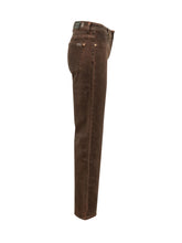 7 FOR ALL MANKIND - Calie Straight Leg Trousers - Brown - LIDIASHOPPING® - Official Website