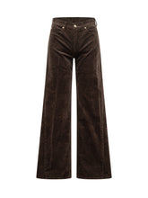 7 FOR ALL MANKIND - Lotta Wide Leg Trousers - Brown - LIDIASHOPPING® - Official Website