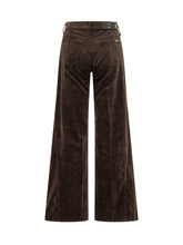 7 FOR ALL MANKIND - Lotta Wide Leg Trousers - Brown - LIDIASHOPPING® - Official Website