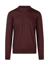 PAOLO PECORA - Maglia Girocollo a Tinta Unita - Rosso - LIDIASHOPPING® - Official Website