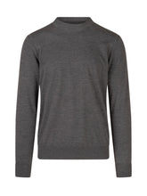 PAOLO PECORA - Maglia Girocollo a Tinta Unita - Grigio - LIDIASHOPPING® - Official Website