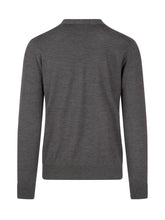 PAOLO PECORA - Maglia Girocollo a Tinta Unita - Grigio - LIDIASHOPPING® - Official Website