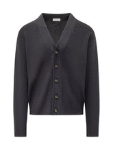 PAOLO PECORA - Cardigan con Scollo a V e Bottoni - Blu - LIDIASHOPPING® - Official Website