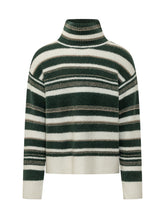 PAOLO PECORA - Dolce Vita Striped Turtleneck Sweater - Green - LIDIASHOPPING® - Official Website