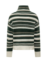 PAOLO PECORA - Dolce Vita Striped Turtleneck Sweater - Green - LIDIASHOPPING® - Official Website