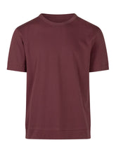 PAOLO PECORA - T-Shirt Girocollo a Tinta Unita - Rosso - LIDIASHOPPING® - Official Website
