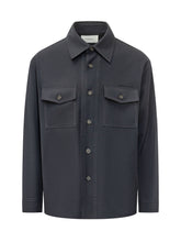 PAOLO PECORA - Overshirt with Chest Pockets - Blue - LIDIASHOPPING® - Official Website