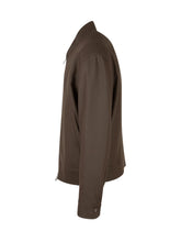 PAOLO PECORA - Bomber con Collo Alto e Zip - Marrone - LIDIASHOPPING® - Official Website