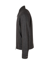 PAOLO PECORA - Bomber con Collo Alto e Zip - Nero - LIDIASHOPPING® - Official Website