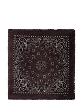KUJTEN - Foulard Hachiko con Motivo Paisley - Marrone - LIDIASHOPPING® - Official Website