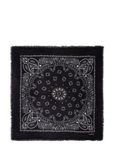 KUJTEN - Foulard Hachiko con Motivo Paisley - Nero - LIDIASHOPPING® - Official Website