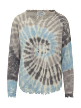 KUJTEN - Mela Sunny Sweater with Spiral Motif - Blue - LIDIASHOPPING® - Official Website