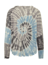KUJTEN - Mela Sunny Sweater with Spiral Motif - Blue - LIDIASHOPPING® - Official Website