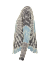 KUJTEN - Mela Sunny Sweater with Spiral Motif - Blue - LIDIASHOPPING® - Official Website