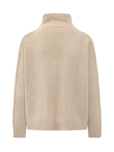 KUJTEN - Maglia Thea a Collo Alto con Cuciture Decorative - Beige - LIDIASHOPPING® - Official Website