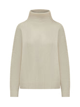 KUJTEN - Dolcevita Thea con Cuciture Decorative - Bianco - LIDIASHOPPING® - Official Website