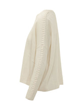 KUJTEN - Maglia Amea con Dettagli Cuciti - Bianco - LIDIASHOPPING® - Official Website