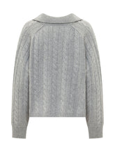 KUJTEN - Maglia Aenora Cable con Scollo a V - Grigio - LIDIASHOPPING® - Official Website