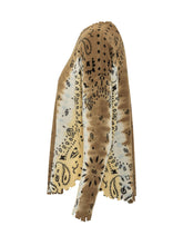 KUJTEN - Maglia Mela Abba Bandana con Motivo Paisley - Marrone - LIDIASHOPPING® - Official Website