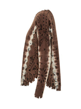 KUJTEN - Maglia Mela Abba Bandana con Motivo Paisley - Marrone - LIDIASHOPPING® - Official Website