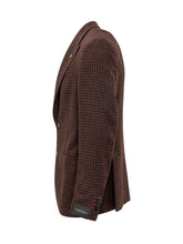 GABRIELE PASINI - Single Breasted Checked Blazer - Red - LIDIASHOPPING® - Official Website