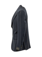 GABRIELE PASINI - Single Breasted Suit with Vertical Stripes - Blue - LIDIASHOPPING® - Official Website