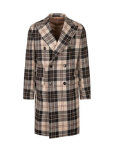 GABRIELE PASINI - Double Breasted Check Coat - Multicolor - LIDIASHOPPING® - Official Website
