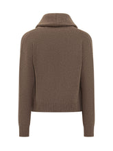 GABRIELE PASINI - Cardigan con Collo Sciallato - Marrone - LIDIASHOPPING® - Official Website