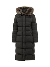 MOORER - Piumino Zagara Lungo con Cappuccio - Nero - LIDIASHOPPING® - Official Website