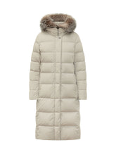 MOORER - Piumino Zagara Lungo con Cappuccio - Beige - LIDIASHOPPING® - Official Website