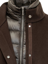 MOORER - Mantella con Collo Alto e Tasche - Marrone - LIDIASHOPPING® - Official Website