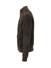 MOORER - Adelsio Jacket with High Collar - Brown - LIDIASHOPPING® - Official Website