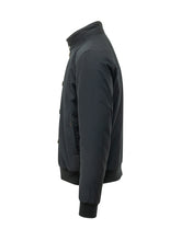 MOORER - Janos Jacket with High Collar - Blue - LIDIASHOPPING® - Official Website