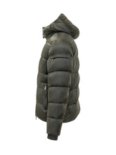 MOORER - Piumino Brett Trapuntato con Cappuccio - Verde - LIDIASHOPPING® - Official Website