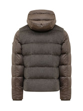MOORER - Casciano Padded Jacket with Hood - Brown - LIDIASHOPPING® - Official Website