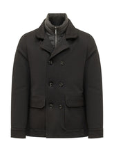 MOORER - Giacca Bas Doppiopetto con Inserto Imbottito - Nero - LIDIASHOPPING® - Official Website