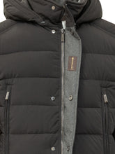 MOORER - Piumino Graig con Cappuccio - Nero - LIDIASHOPPING® - Official Website