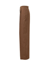 STELLA MCCARTNEY - Pantaloni a Pieghe con Gamba Ampia - Marrone - LIDIASHOPPING® - Official Website