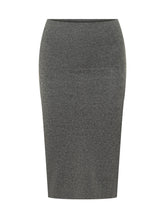 STELLA MCCARTNEY - Gonna Midi Aderente in Maglia - Grigio - LIDIASHOPPING® - Official Website