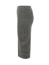 STELLA MCCARTNEY - Gonna Midi Aderente in Maglia - Grigio - LIDIASHOPPING® - Official Website