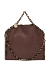 STELLA MCCARTNEY - Borsa Falabella con Tre Catene - Marrone - LIDIASHOPPING® - Official Website