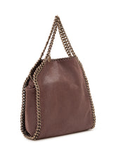 STELLA MCCARTNEY - Borsa Falabella Mini con Catena - Marrone - LIDIASHOPPING® - Official Website